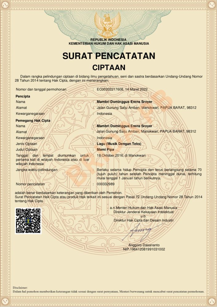 Lagu Mami Pipa