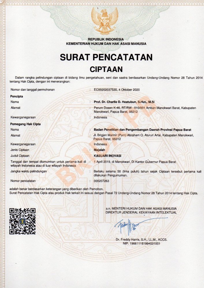 Majalah Kasuari Inovasi